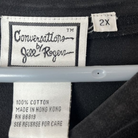 Vintage Conversations Jill Rogers‎ Cowgirl T-shirt - Picture 3 of 7